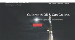 Desktop Screenshot of culbreathoilgas.com